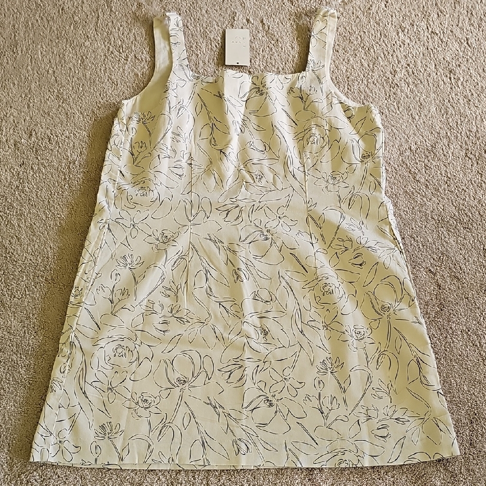 Floral Print Cream Dress - Picture 5 of 6